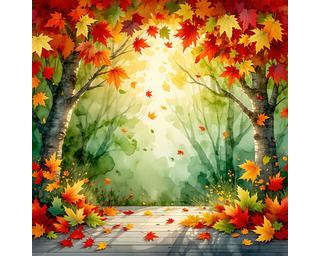 Thumbnail of project 'Maple Illustrations' showcasing colorful creative artwork