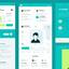 Icon illustrating UI/UX design service with user interface elements