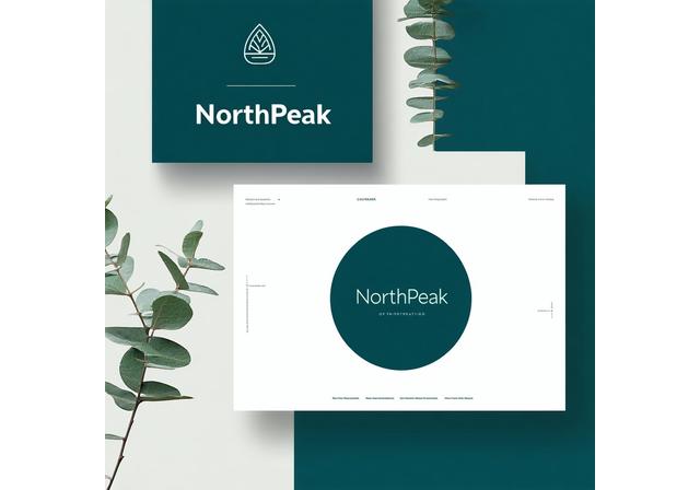 NorthPeak Branding Project featuring logo and style guide